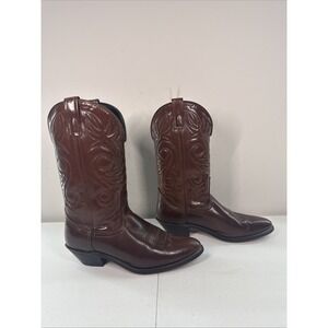 Sheplers Men Boots Size 8.5‎ M Pre- Owned Brown Faux Leather 7101